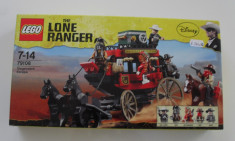 Lego The Lone Ranger 79108 Stagecoach Escape, nou, sigilat, 279 piese, 7-14 ani foto