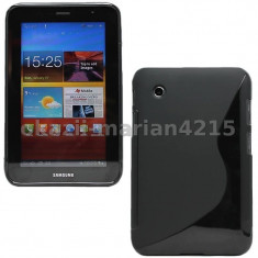 HUSA SAMSUNG GALAXY TAB 2 7.0 P3100 SILICON GEL TPU NEGRU - CURIER GRATUIT foto