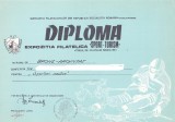 Bnk fil Diploma Expozitia filatelica Sport Turism Sinaia 1986