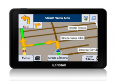 GPS Auto 5&amp;quot; TECHSTAR GoTrack HD Navigatie 20GB AUTO CAMION IGO 3D Full EU+RO foto