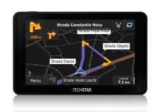 GPS Auto 5&amp;quot; TECHSTAR GoTrack HD Navigatie AUTO TAXI TIR CAMION IGO 3D Full EU+RO foto