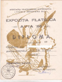 Bnk fil Diploma Expozitia filatelica Avia 86 Caracal