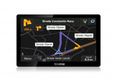 GPS 7&amp;quot; TECHSTAR NAVIGATIE Auto Taxi Tir Camion HD Bluetooth AV-IN IGO EU+RO 12GB foto