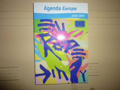 Agenda Europa 2008 - 2009 INTERESANT foto