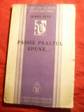 George Silviu - Paisie Psaltul spune... - Prima Ed.1934 - Poezii