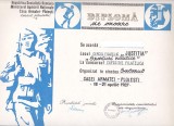 Bnk fil Diploma Expozitia filatelica Salonul Casei Armatei Ploiesti 1987