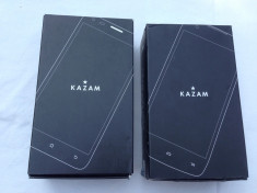 cutie kazam q4.5 si x5.0 fara accesorii doar cu carticele foto