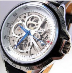 WatchZone Ceas Automatic Winner Imperial R350 White cutie aluminiu cadou foto