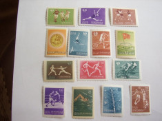 Rusia URSS 1956 sport MI 1849-1862 MNH w12 foto