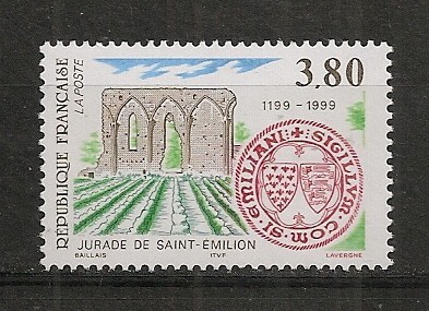 Franta.1999 800 ani Jurade din Saint Emilion SF.922 foto mare Franta.1999 800 ani Jurade din Saint Emilion SF.922 foto mare