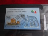 Colita Cuba-Congres FIP &#039;85-Colita stampilata 1985