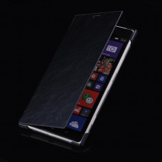 Husa Nokia Lumia 925 Flip Case Black foto