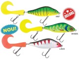 Voblere Baracuda Deluxe 9104 Soft Tail 100mm 40g - sinking in 3 variante