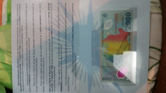 Bancnota 2000 lei eclipsa 1999, foto