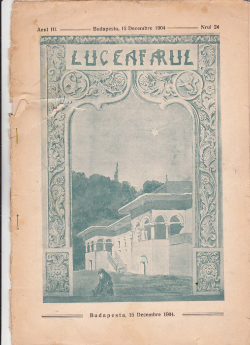 Revista Luceafarul Anul III nr 24 - Budapesta 1904