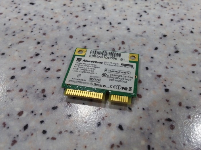 placa de retea wireless laptop ASUS K52F foto mare placa de retea wireless laptop ASUS K52F foto mare