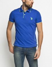 Tricou Polo Barbati U.S. Polo Albastru 4951-POM030 foto