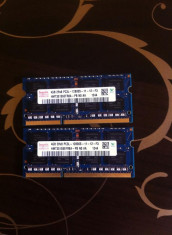 Placute Ram Rami Laptop Hynix DDR3 4Gb - 1600Mhz PC3L-12800S-11-12-F3 foto