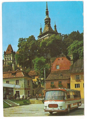 % carte postala-SIGHISOARA-Vedere spre cetate foto