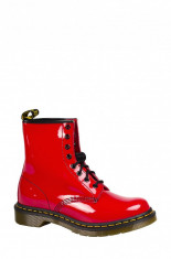 Ghete Dama Dr MARTENS Rosu 100-OBD026 foto