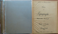 Mr. Culcer , Curs de Topografie ; Planimetru - Nivelment , 1898 ,Scoala militara foto
