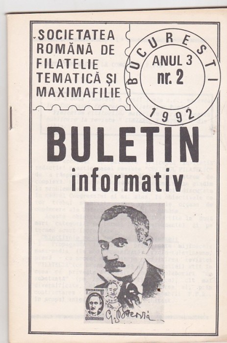 bnk fil Societatea romana de filatelie tematica si maximafilie an 3 nr 2