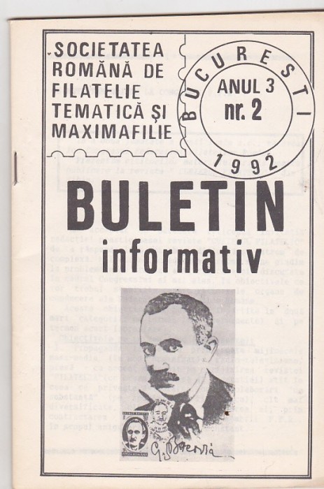 bnk fil Societatea romana de filatelie tematica si maximafilie an 3 nr 2 foto mare bnk fil Societatea romana de filatelie tematica si maximafilie an 3 nr 2 foto mare