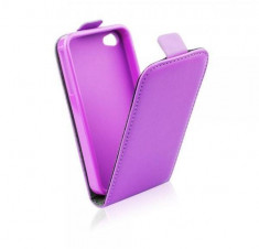 Husa iPhone 5C Flip Case Inchidere Magnetica Purple foto