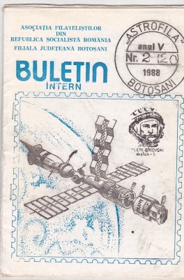 bnk fil Astrofila Botosani Buletin intern nr 2 (20) /1988 foto