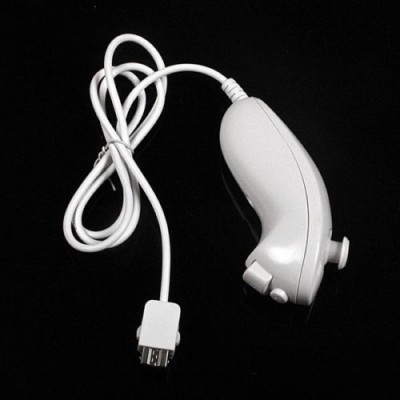 Maneta nunchuck Nintendo Wii controller white alb foto