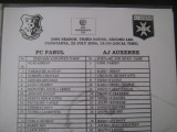 Farul Constanta - AJ Auxerre (22 iulie 2006) / foaie de joc