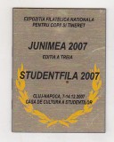 bnk fil Trofeu Expozitia filatelica Junimea 2007 Cluj Napoca