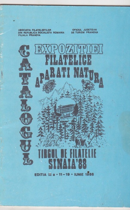 bnk fil Catalogul expozitiei filatelice Aparati natura Sinaia 1988 bnk fil Catalogul expozitiei filatelice Aparati natura Sinaia 1988
