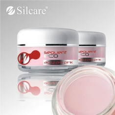 Pudra acril roz de constructie Silcare Sequent Pink 12 g foto