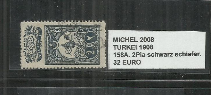 TURCIA 1908 - 158 A. 2 PIA