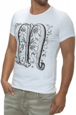 Tricou Barbati Open Jeans Alb 7007 foto