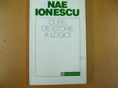 Nae Ionescu Curs de istorie a logicii Bucuresti 1993 foto