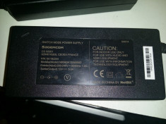 15.Incarcator LCD, Switch 12V 5A Sagemcom CS50001 5.5mm 2.5 mm + Cablu Alimenta foto