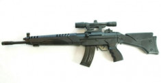 PUSCA AIRSOFT REPLIK DUPA UN M16, PE ARC,TINTA LASER,85 CM+BONUS 1000 BILE! foto