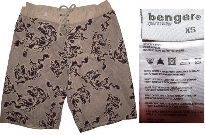 Pantaloni scurti BENGER originali (S) cod-703554 foto mare Pantaloni scurti BENGER originali (S) cod-703554 foto mare