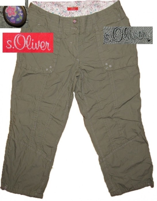 Pantaloni trei sfert casual S.OLIVER (dama M spre L) cod-703958 foto mare Pantaloni trei sfert casual S.OLIVER (dama M spre L) cod-703958 foto mare