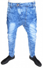 (NOU) BLUGI CONICI CU TUR LASAT - (MARIMI: 29 30 31 32 33 34 36) - ACID WASH 2 foto