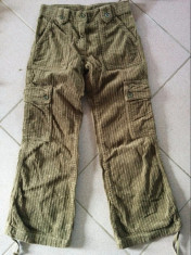 Pantaloni raiat, jeansi copii, unisex, 8-10 ani, Benetton. COMANDA MINIMA 30 lei foto