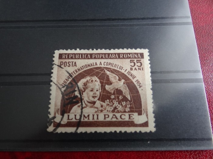 L369-Ziua internationala a copilului-serie completa stampilata 1954 L369-Ziua internationala a copilului-serie completa stampilata 1954