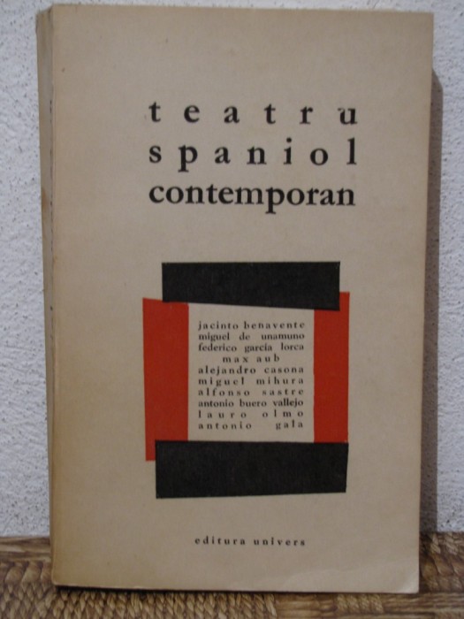 TEATRU SPANIOL CONTEMPORAN foto mare TEATRU SPANIOL CONTEMPORAN foto mare