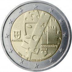 moneda PORTUGALIA 2 euro comemorativ 2012, UNC foto