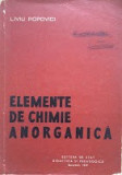 ELEMENTE DE CHIMIE ANORGANICA - Liviu Popovici