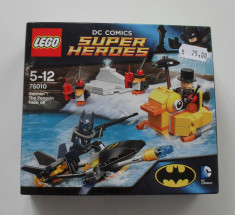 Vand LegoSuperHeroes76010Batman:The Penguin Face off,original,136piese,5-12ani foto