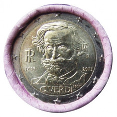 moneda 2 euro comemorativa ITALIA 2013-Verdi, UNC foto