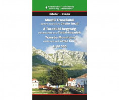 Dimap Harta Turistica Muntii Trascaului Nord cu Cheile Turzii foto